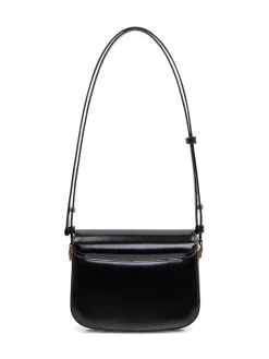 Shoulder Bag with Flap and Heart Logo Paris Paris