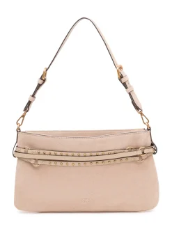 Shoulder Bag with Strap and Stud Details
