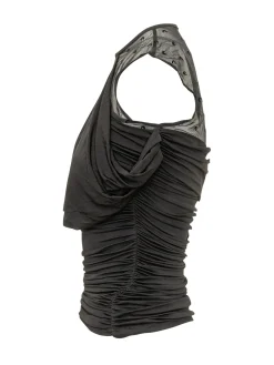 Sleeveless Draped Top