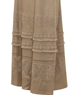 Sleeveless Dress with Ruffles