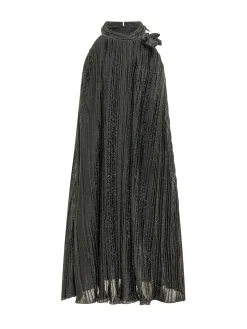 Sleeveless Dress with Ruffles