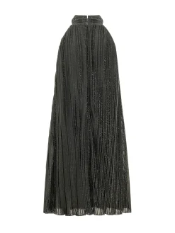Sleeveless Dress with Ruffles