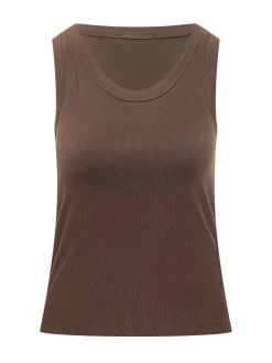 Sleeveless Jacquard Knit Top