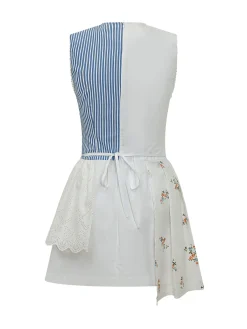 Sleeveless Patchwork Dress