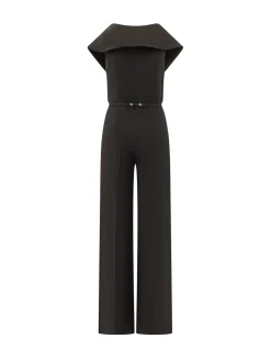 Sleeveless wide leg jumpsuit