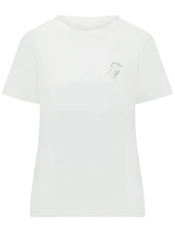 Slim T-shirt with Floral Print