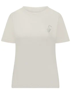 Slim T-shirt with Floral Print