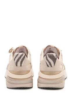 Sneakers with Laces and Side Logo