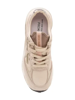 Sneakers with Laces and Side Logo