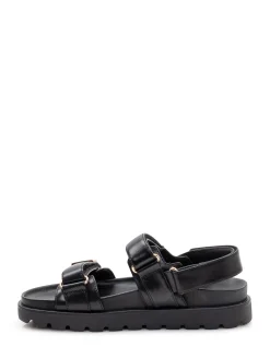 Sport Sandals with Metal Logo