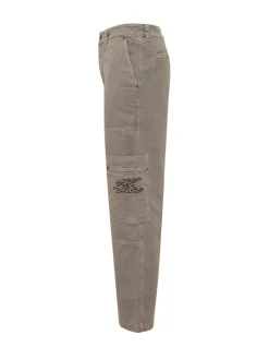 Straight Leg Cargo Pants with Patch Pockets