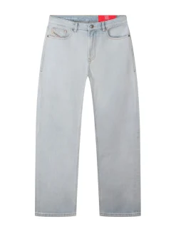 Straight Leg Five Pocket Jeans
