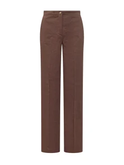Straight-Leg Linen Trousers