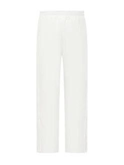 Straight Leg Pants with Elastic Waist