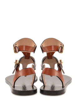Strappy Sandals with Buckles