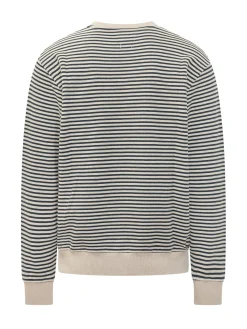 Striped Crewneck Sweatshirt