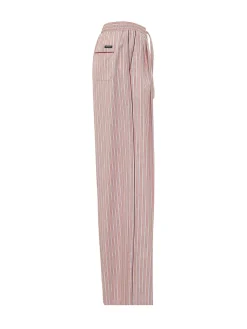Striped Pants with Elastic Waist