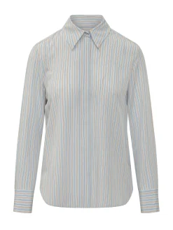 Striped Shirt with Classic Collar