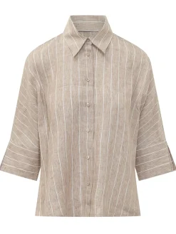 Striped Shirt with Collar