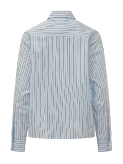 Striped Shirt with Embellishments