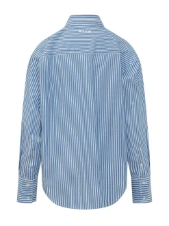 Striped Shirt With Embroidery