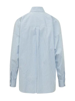 Striped Shirt with Jewel Embellishments