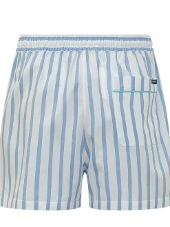 Striped Shorts with Elastic Waist