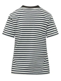 Striped T-shirt with Front Print