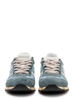 Suede and Nylon Sneakers