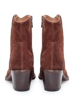 Suede Loafers with Apron Stitch