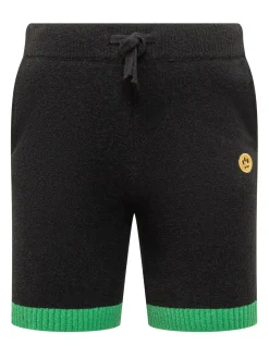 Sweatshorts with Contrasting Hem