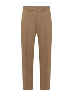 Tailored Trousers with Front Pleat