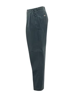 Tapered Pleated Trousers
