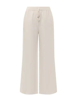 Tavati Wide Leg Trousers with Drawstring