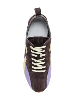 TB304 Sneakers with Laces and Suede Inserts