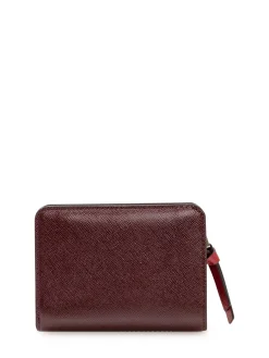 The Mini Compact Wallet with Logo Plaque