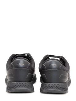 Titanium Sneakers with Laces and Inserts