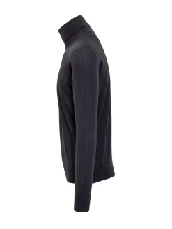 Tom Ford Blue Wool Turtleneck