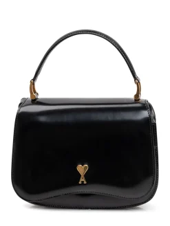 Top Handle Bag with Flap and Heart Logo Top Handle Paris