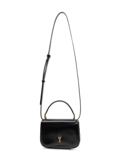 Top Handle Bag with Flap and Heart Logo Top Handle Paris