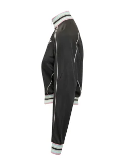 Track Jacket with Zip and High Neck