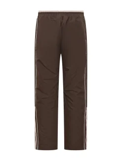 Track Pants with Side Stripes and Elastic Waist