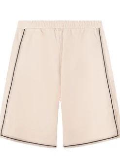 Track Shorts with Side Stripes