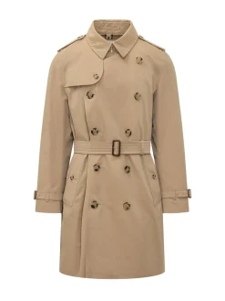Trench Kensington Doppiopetto con Cintura