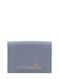 Trifold Wallet with Flap and Engraved Logo