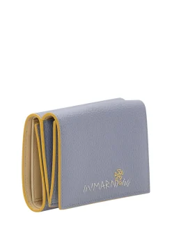 Trifold Wallet with Flap and Engraved Logo