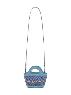 Tropicalia Micro Bag with Integrated Handle and Embroidered Logo