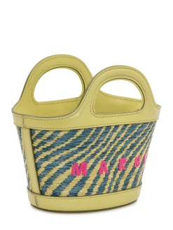 Tropicalia Micro Bag with Integrated Handle and Embroidered Logo