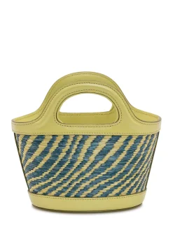 Tropicalia Micro Bag with Integrated Handle and Embroidered Logo