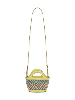 Tropicalia Micro Bag with Integrated Handle and Embroidered Logo